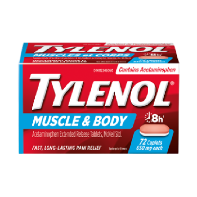 Sale - TYLENOL MUSCLE ACHES & BODY PAIN TB 72 - Early Exp: 10/24
