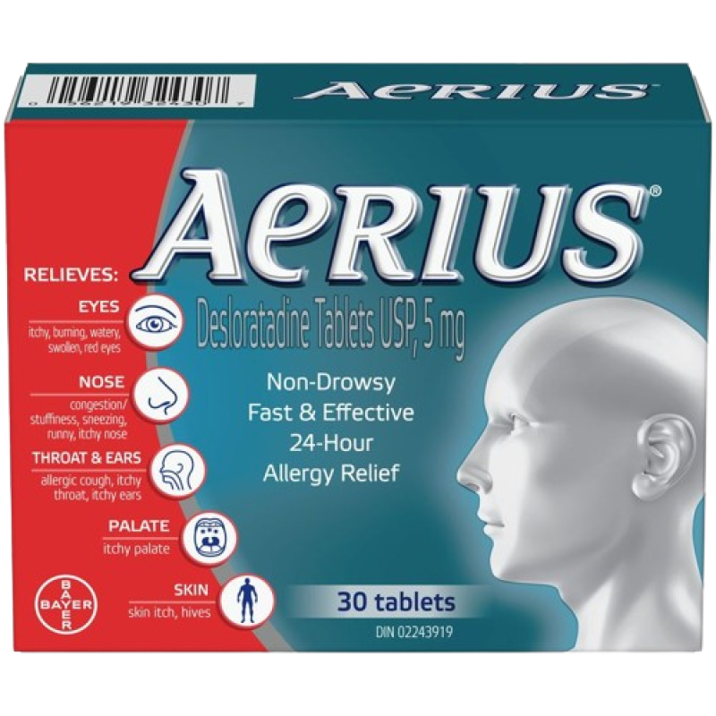 Sale - AERIUS TB 5MG BX 30 - Early Expiry: 12/24