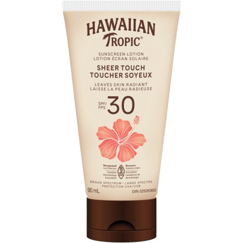 Hawaiian Tropic Sheer Touch Ultra Radiance Sunscreen Lotion, SPF 30, 90mL