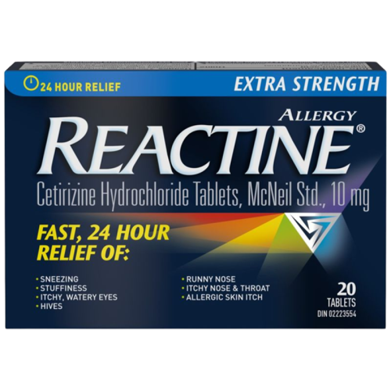 Sale - REACTINE XST TB 10MG 20 - Early Exp: 09/24