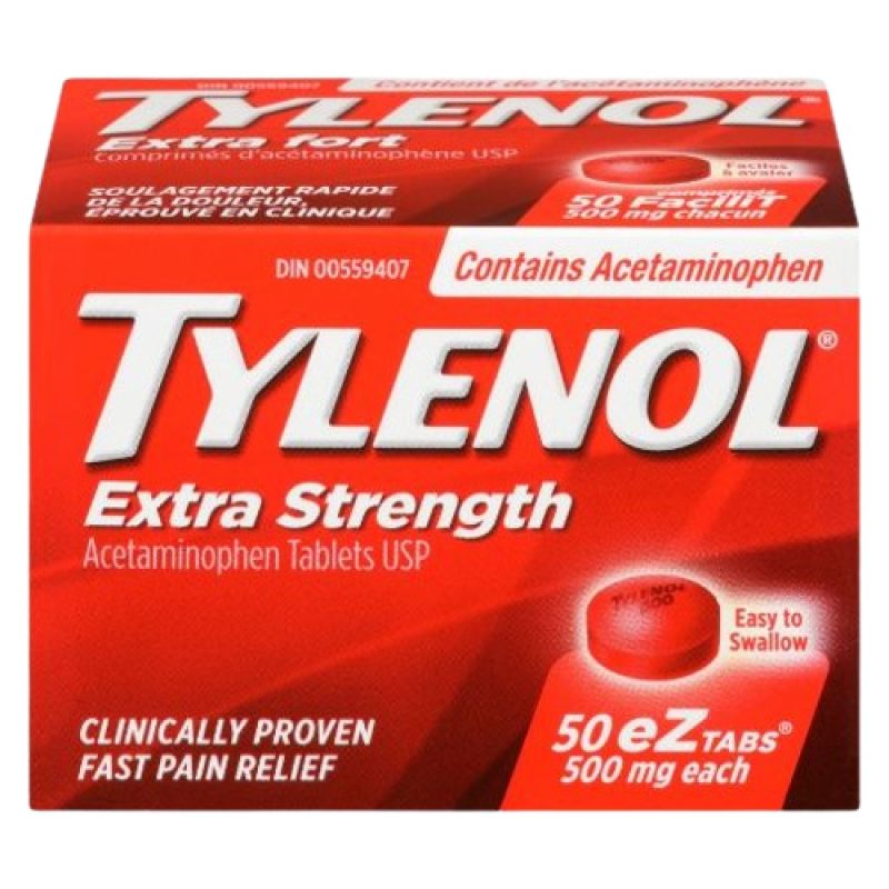 TYLENOL XST EZ TB 500MG 50