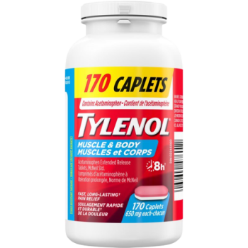 Sale- Tylenol Muscle & Body Pain Relief - 170 Caplets - Early Exp: 01/25