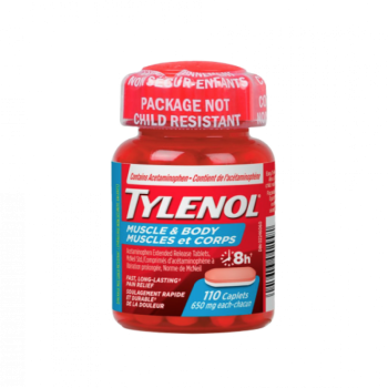 Sale - TYLENOL MUSCLE ACHES & BODY PAIN 650MG 110 - Early Exp: 01/25