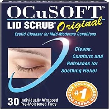 OCuSOFT LIDSCRUB Original, Pre-Moistened Pads, 30 Count