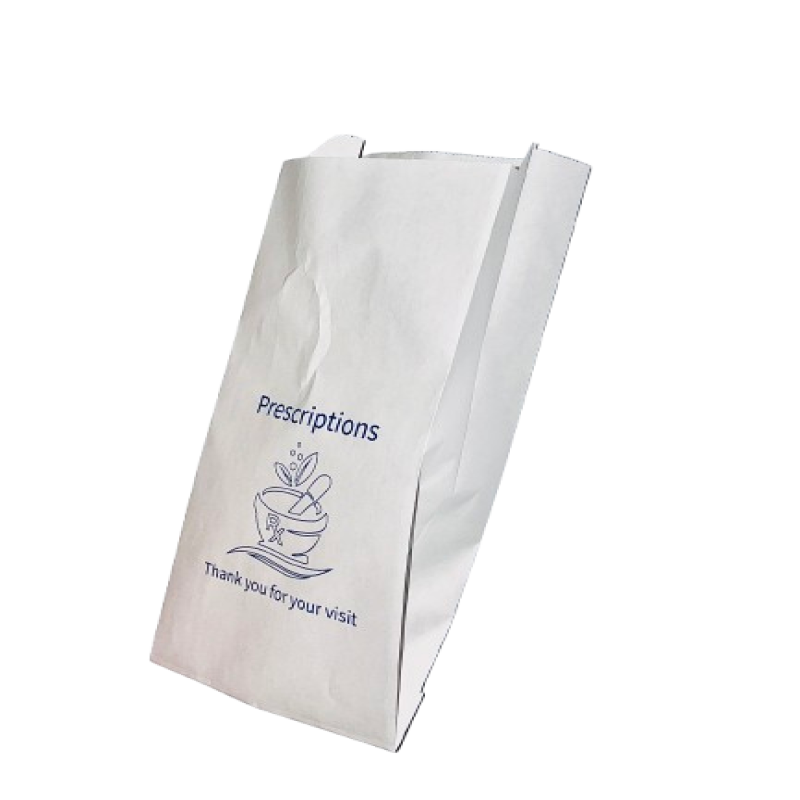 Paper Bag White Small (2000 Bags) - 2 LB - 4 x 2 × 9"