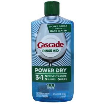 CASCADE PLATINUM RINSE AID 473ML