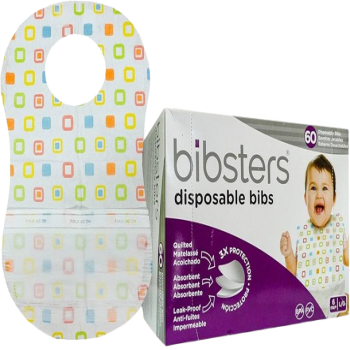 Bibsters Disposable Bibs, Toddler, 60 pcs