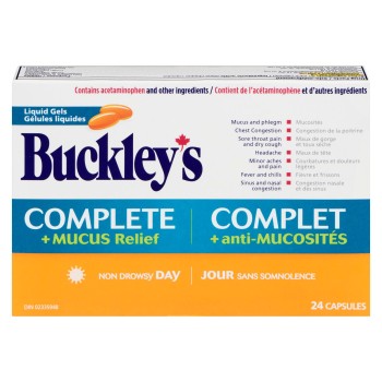 BUCKLEY'S COMPLETE DAY+MUCOUS LIQUI-GEL 24