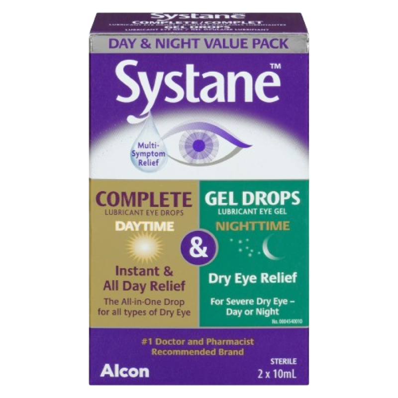 SYSTANE DAY & NIGHT 2X10ML