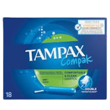 TAMPAX COMPAK 18PK SUPER