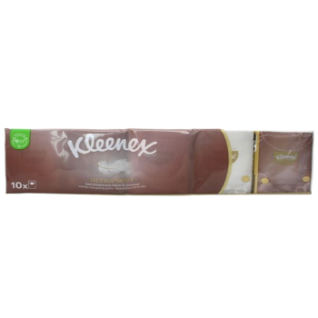 KLEENEX ULTRA SOFT POCKET TISSUES 10/PK