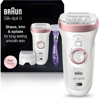 BRAUN Silk.epil 9 Shave, trim & epilate for long -lasting smooth skin