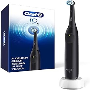 ORAL-B IO SERIES 2 RECHARGEABLE TOOTHBRUSH, BLACK 1 COUNT