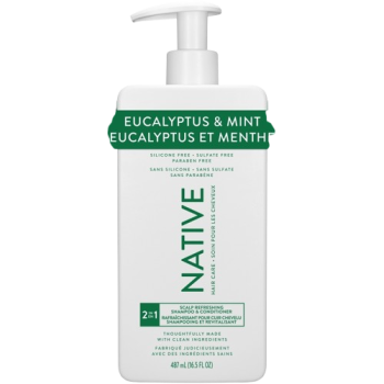 NATIVE HAIR SHP&CND EUCALYPTUS&MINT 487ML